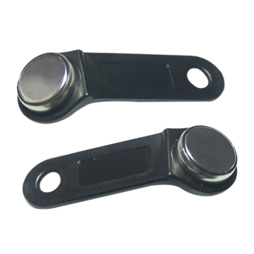 10 τεμάχια DS1990A-F5 TM Κάρτα iButton Tag με επιτοίχια τοποθέτηση σε μαύρο χρώμα 1