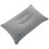 Coussin gonflable pliable à air floqué gris clair 4