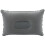 Coussin gonflable pliable à air floqué gris clair 3