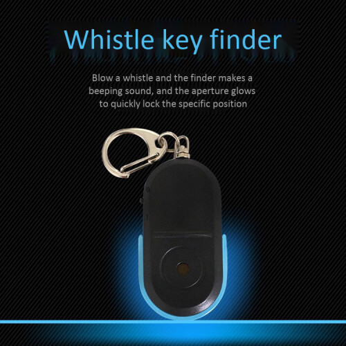 Σφυρίχτρα Anti-Lost Key Finder Ασύρματος Συναγερμός Έξυπνος Φωτισμός LED Tracker 1