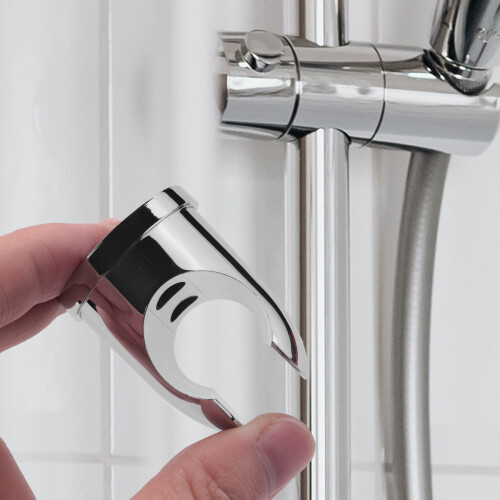 Bathroom Hand Held Shower Head Wall Mount Mounted Bracket Holder 24mm 2