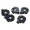 Supporto per batterie a bottone CR2016 2025 2032, nero, 5 pezzi 1