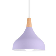 Minimalistische Moderne Pendelleuchte Nordische Deckenleuchte Kreative Hängelampe Innenbereich Pendelleuchte E27 Lila