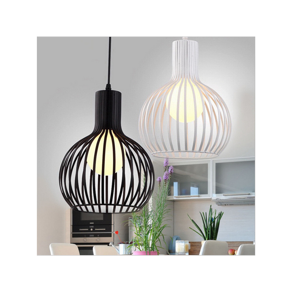 Plafonnier Antique Blanc Rétro Suspension Luminaire Réglable en Hauteur E27 Lustre Créatif