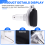 1 τεμάχιο Διάτρητο στυλ λαβή επιλογέα ταχυτήτων αυτοκινήτου για καλώδια 8 αγωγών 6