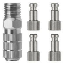 Kit adaptor de cuplare rapidă pentru aerograf, adaptor de eliberare rapidă și conector