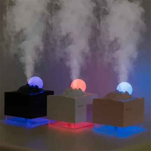 Aroma Diffuser Cool Mist Humidifier LED Moon Lamp Night Light Pink 1