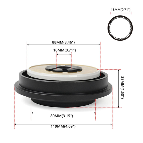 Car 121H Steering Wheel Hub Adapter for