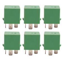 12V 35A 5 Pins Cooling Radiator Fan Relay Green 6547TX