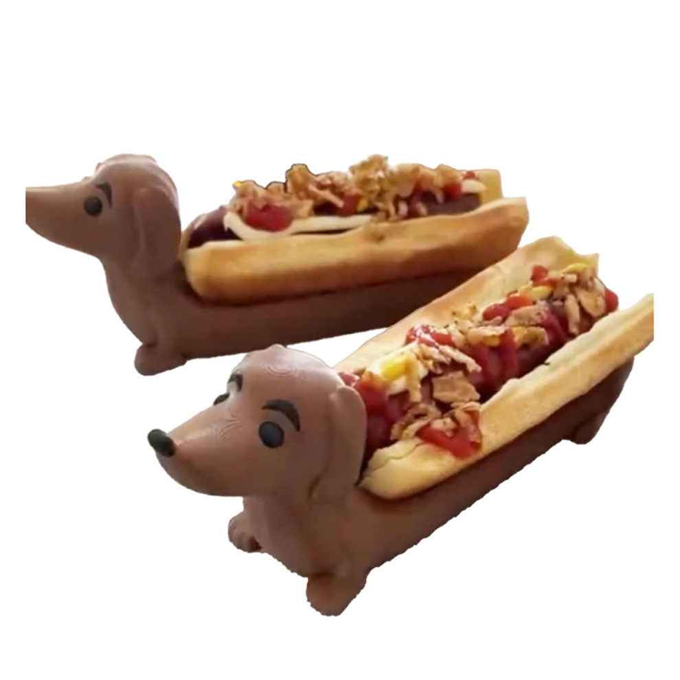 Funny Hot Dogs Sushi Serving Tray Candy Dish Dachshund Dinner Plate 4852133394770