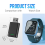 Wireless Carplay Android Car Adapter 2-in-1 Car Ai Box for 3