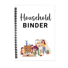 Home Management Binder, 80+ Pages Household Planner
