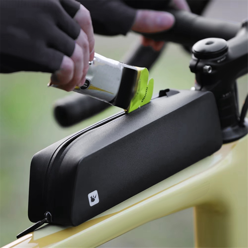 Markenlos Black Rhinowalk Bike Frame Bag Waterproof Bicycle Front Tube Bag