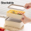 with Tableware,Double-Layer Microwave Safe Lunch Box 6
