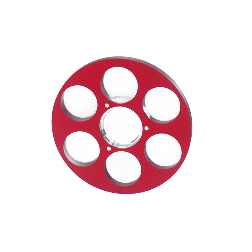 Empty Tape Reel 6 Hole Empty Takeup Reel Audio Tape Empty Red 4852133398167