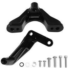 Motorcycle Steering Damper Holder Kit Stabilizer Mounting Bracket
