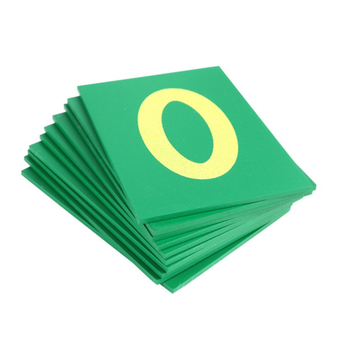 Sand Number Board Reaching Aids 0-9 Green Board 1