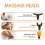 Massage Heads, Replaceable Massage Attachments 6