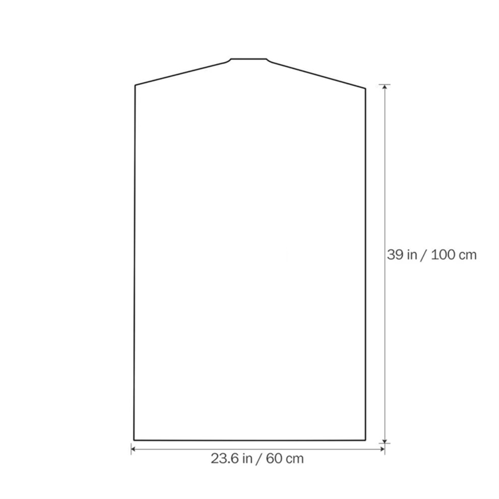 30Pcs Transparent Dustproof Garment Protector Cover Bag 4852133311258