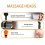 Massage Heads, Replaceable Massage Attachments 5