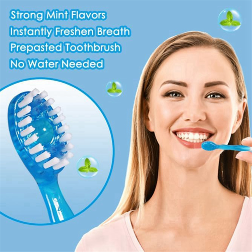 40 Pack Disposable Mini Travel Toothbrushes - 5 in 1 Function 2