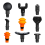 Massage Heads, Replaceable Massage Attachments 1