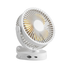Stolový a závesný ventilátor s 3 rýchlosťami, otočný o 360, biely