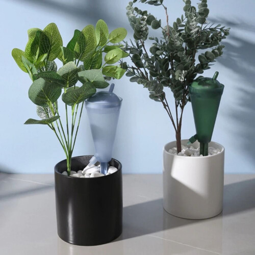 3er-Pack selbstbewässernder Tropfbewässerer Lazy Watering Device Grün 2