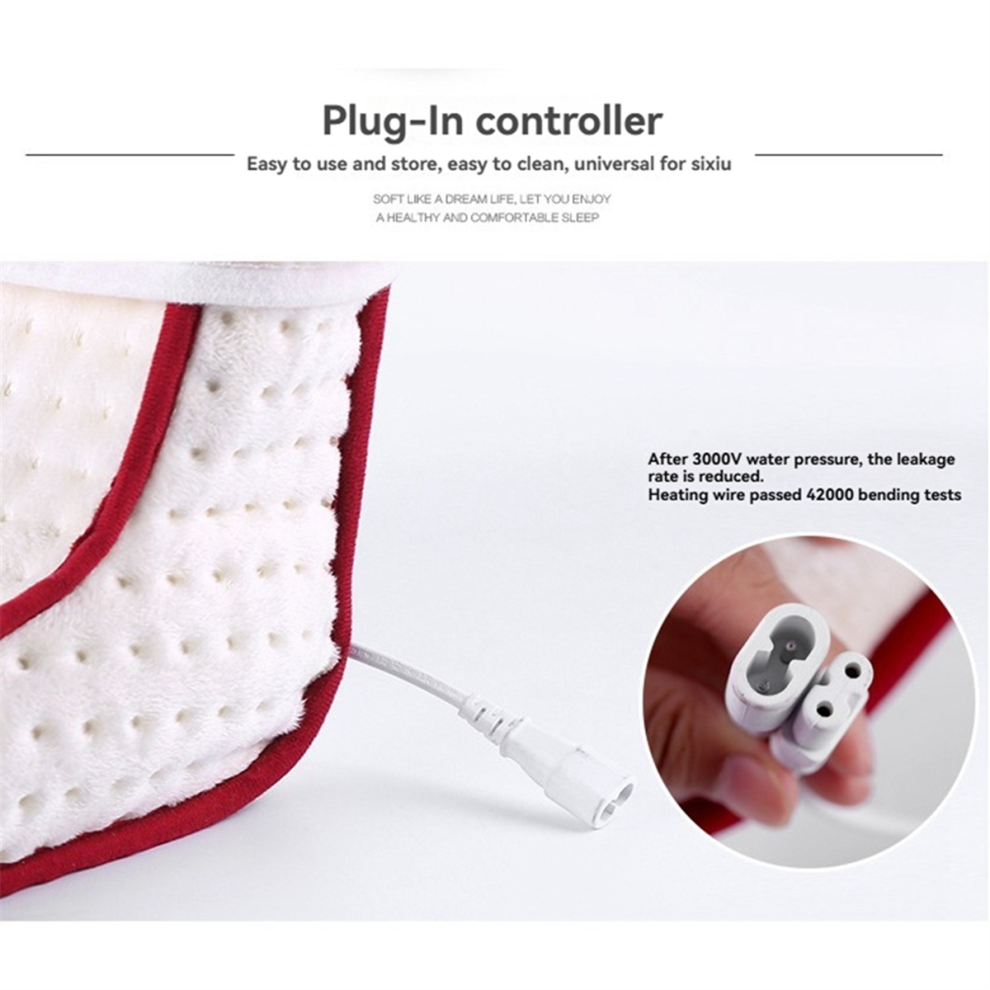 Markenlos Electric Foot Warmer Double-Side Electric Foot Heating Pad Eu Plug-B