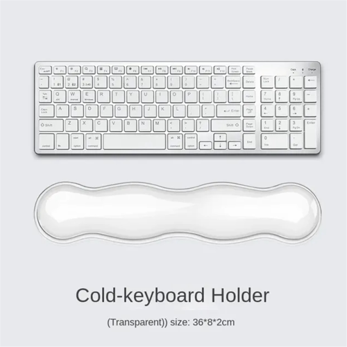 Rubber Mouse Pad with Wrist Rest, Keyboard Tray, Non-Slip 1