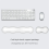 Rubber Mouse Pad with Wrist Rest, Keyboard Tray, Non-Slip 6