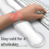 Rubber Mouse Pad with Wrist Rest, Keyboard Tray, Non-Slip 1