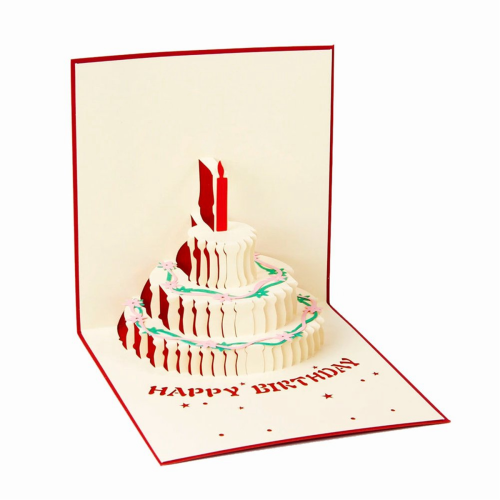 Κάρτες Γενεθλίων, 3D κάρτες για τούρτα γενεθλίων, χειροποίητες κάρτες 2