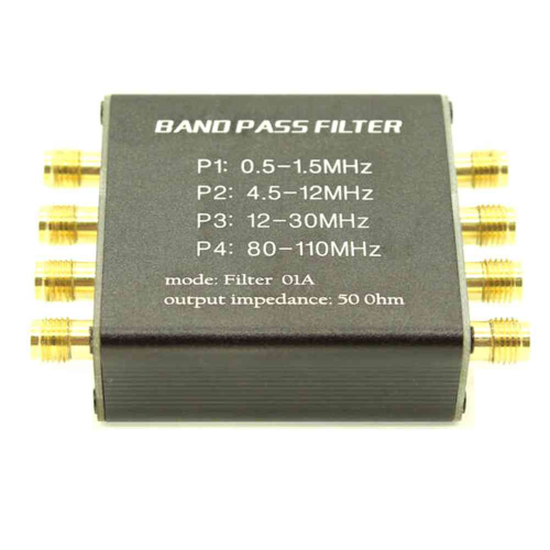 Malakit radioforfilter BPF båndpasfilter 50 ohm SMA-stik