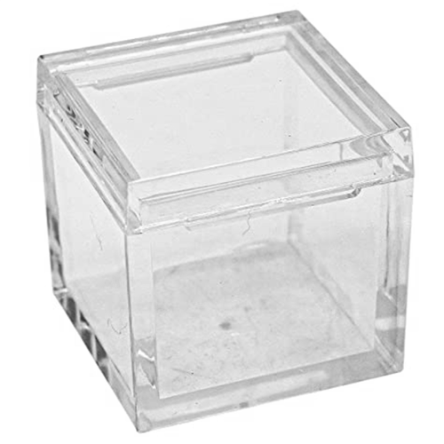 10 bandejas de caixa de acrílico para cubos de 0,39 polegadas e 10 mm, caixa transparente 1