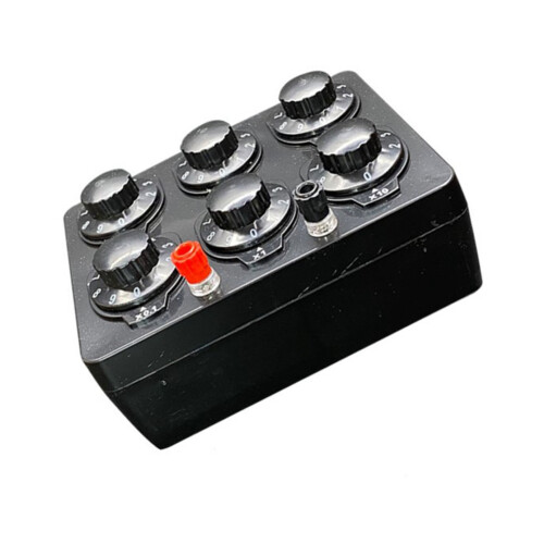 Caixa de resistência simples de 0-99999,9 Ohm, resistor de década de precisão 2