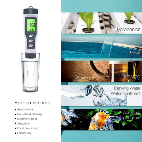 Digital pH-måler til vand, TDS/PH/Temp-måler, vandtester 2