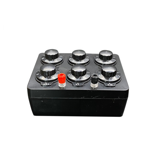 Caixa de resistência simples de 0-99999,9 Ohm, resistor de década de precisão 1