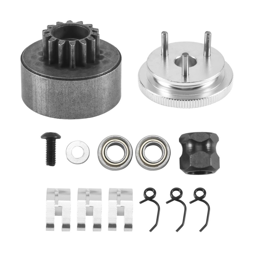 Rc Clutch Bell 14T Gear Bearing Clutch Springs Flywheel Assembly 4851210336313