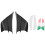 Spoiler Wind Flow Fixing Wing til S1000RR V4 -10R R1, Matsort 2