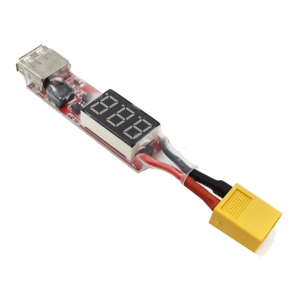 Convertisseur de batterie lithium-ion Lipo XT60 2S-6S vers chargeur USB pour téléphone