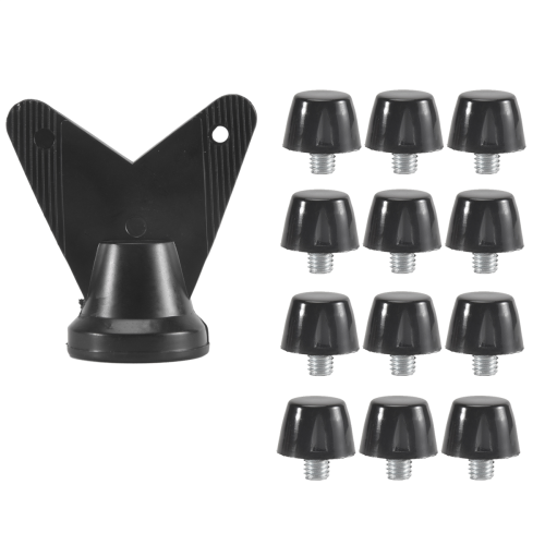 12 PCS Football Boot Spikes M5 Replacement Studs with Wrench, 10mm 1