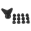 12 PCS Football Boot Spikes M5 Replacement Studs with Wrench, 10mm 1