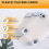 Naipes de póker novedosos, de plástico transparente e impermeables 4