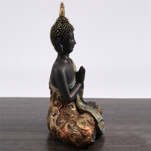 Statuie Buddha Thailanda Sculptură Rășină Figurină Manuală Decor Acasă