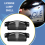 2 Pcs Car License Plate Lamp Shell for 2 3 M2 M3 2011-2013 5