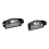 2 Pcs Car License Plate Lamp Shell for 2 3 M2 M3 2011-2013 2