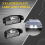2 Pcs Car License Plate Lamp Shell for 2 3 M2 M3 2011-2013 4