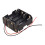 Caixa porta-pilhas AA (12 V) com 8 peças, preta 1