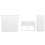 2 in 1 White 24 Pieces Microscope Slides Staining Rack Dish Set 1
